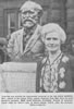 Keir Hardie bust with Nan Hardie