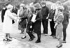 St Convals School. Queen meets pupils 1995